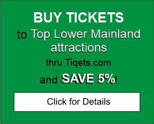 Save 5% at Lower Mainland Attractions