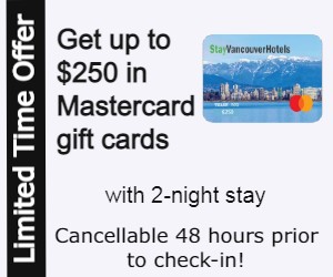 StayVancouverHotels.com Gift Card Promotion