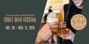 Click for Vancouver's North Shore's website Vancouver's North Shore Craft Beer Festival